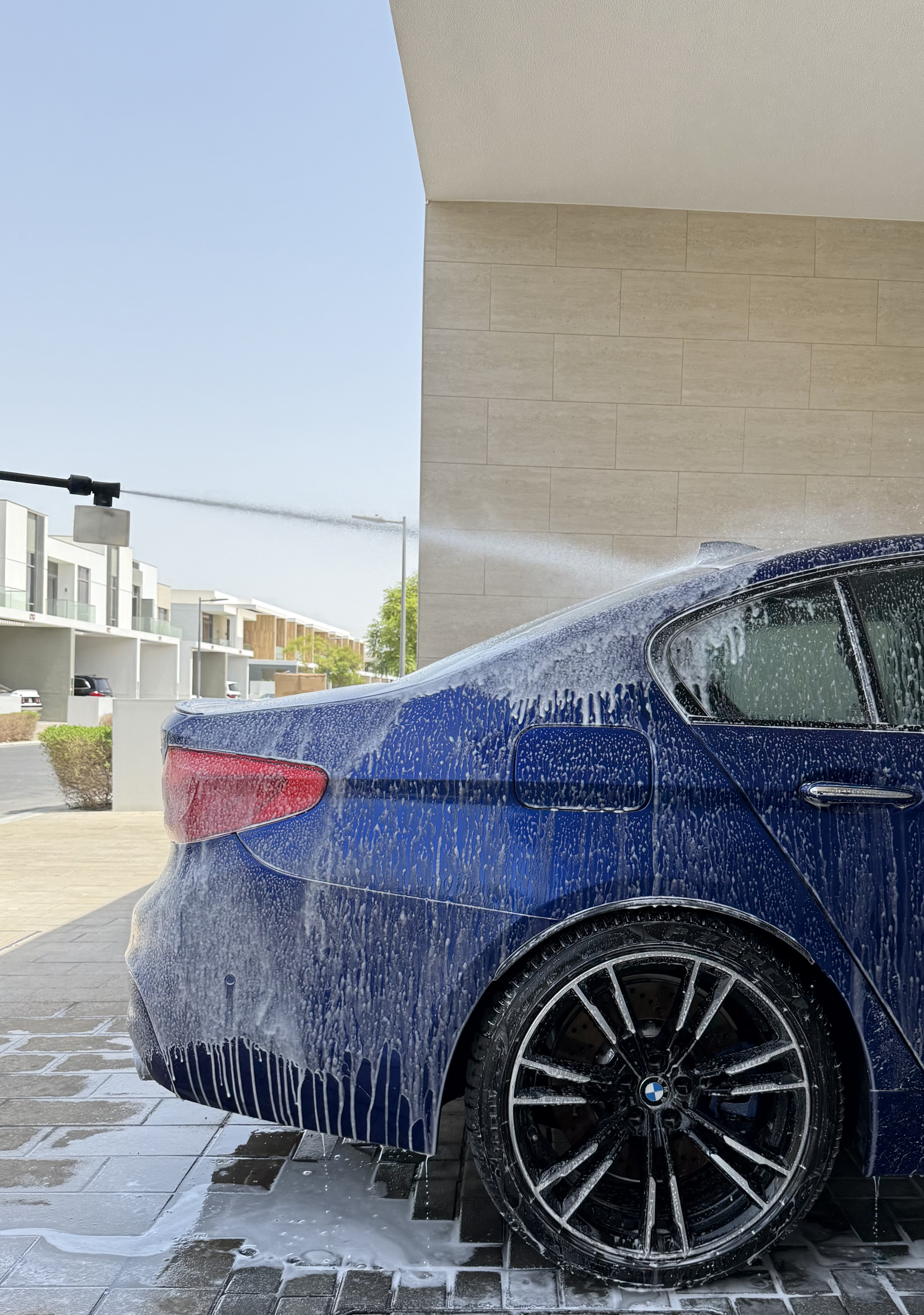 Foam cannon technique